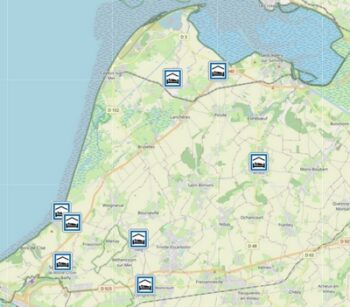 carte chambres hotes baie de somme