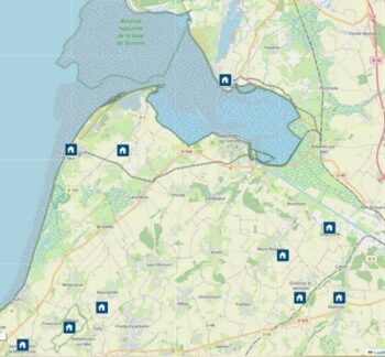 carte gites baie de somme